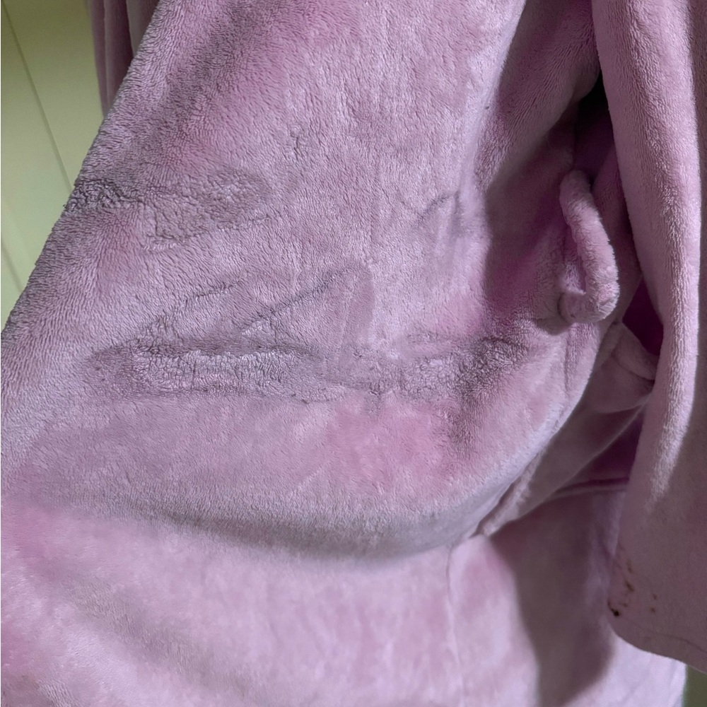 Pink Plush Bathrobe - Picture 6 of 6